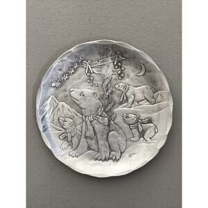 VTG Wendell August 1998 Forge Plate 75th Anniversary North Pole Christmas Polar